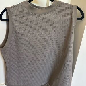 Calia Women’s Open Mesh Mock Neck Tank